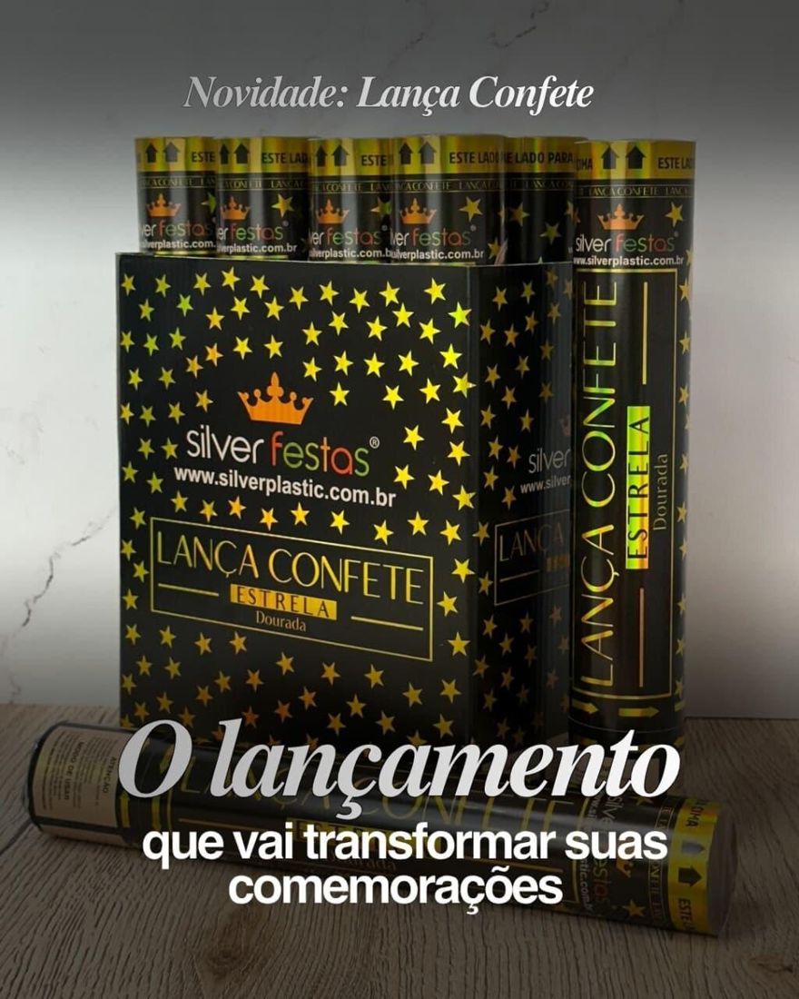 Lança-confete Premium